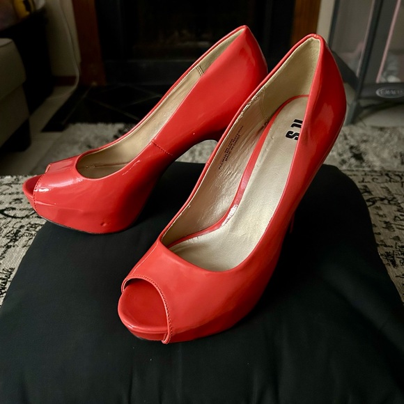 Rose Color High Heel Platform Stiletto - Picture 4 of 7